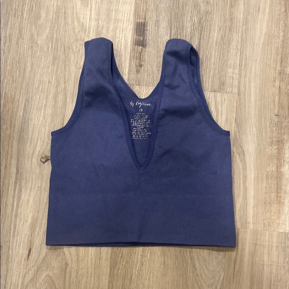 Blue Crop Top